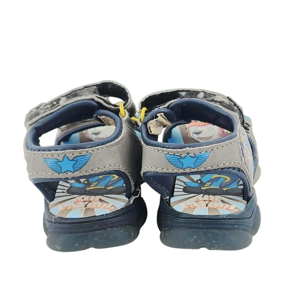 Paw Patrol‎ Toddler Boys Chase Marshall Sport Sandals Blue Grey Size 7